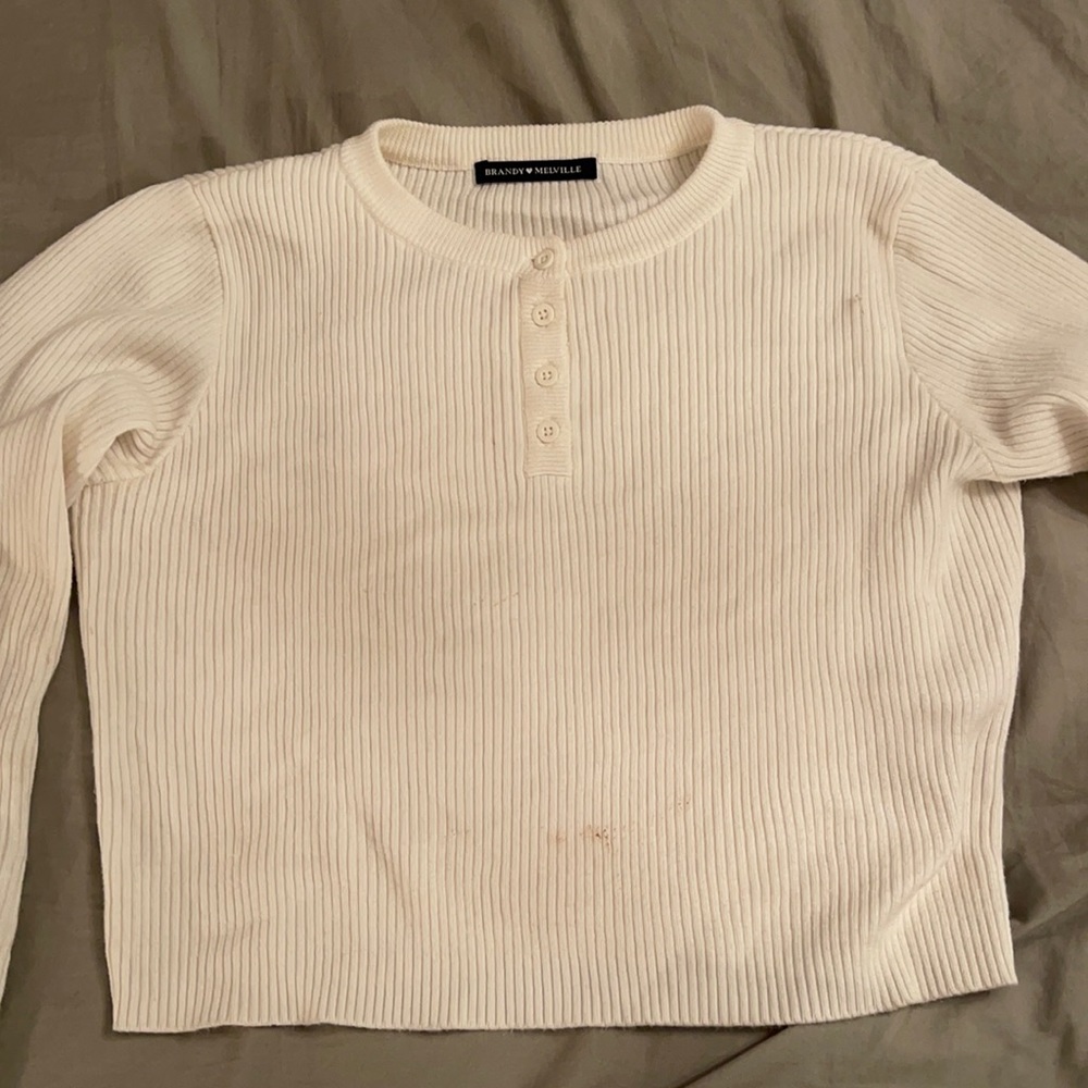 brandy melville ribbed sweater